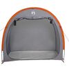 vidaXL Tente de rangement pour v&eacute;los Gris et orange 210 x 90 x 174 cm