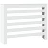 vidaXL Cache-Radiateur Blanc 104 x 20 x 82 cm Bois d'ing&eacute;nierie