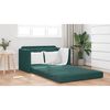 vidaXL Canap&eacute;-Lit Vert fonc&eacute; 124 x 204 x 61 cm Velours