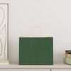 vidaXL Sacs en papier 50 pcs avec poign&eacute;es vert 32x22x24 cm