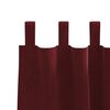 vidaXL Rideaux occultants 2 pcs Bordeaux 140 x 260 cm Velours