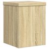 vidaXL Supports pour plantes 2 pcs ch&ecirc;ne sonoma bois d'ing&eacute;nierie