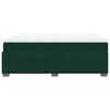 vidaXL Sommier &agrave; lattes de lit et matelas Vert fonc&eacute; 160x200cm Velours