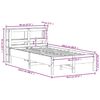 vidaXL Cadre de lit sans matelas 90x200 cm bois de pin massif