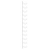 vidaXL Casier &agrave; vin mural pour 12 bouteilles 2 pcs Blanc Fer