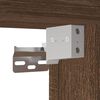 vidaXL Armoire &agrave; miroir &agrave; LED de bain ch&ecirc;ne marron 90x12x45 cm