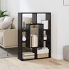 vidaXL Biblioth&egrave;que Ch&ecirc;ne noir 63 x 20 x 90 cm Bois d'ing&eacute;nierie