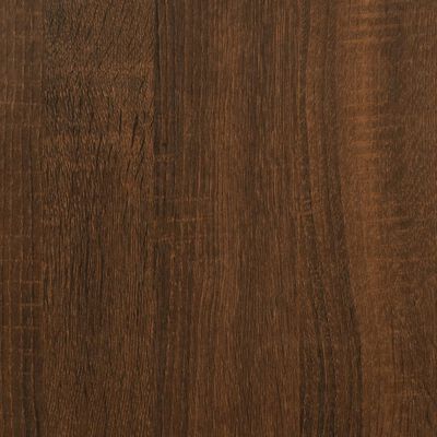 vidaXL Meuble TV chêne marron 93x35,5x45 cm bois d'ingénierie