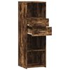 vidaXL Buffet haut ch&ecirc;ne fum&eacute; 40x42,5x124 cm bois d'ing&eacute;nierie