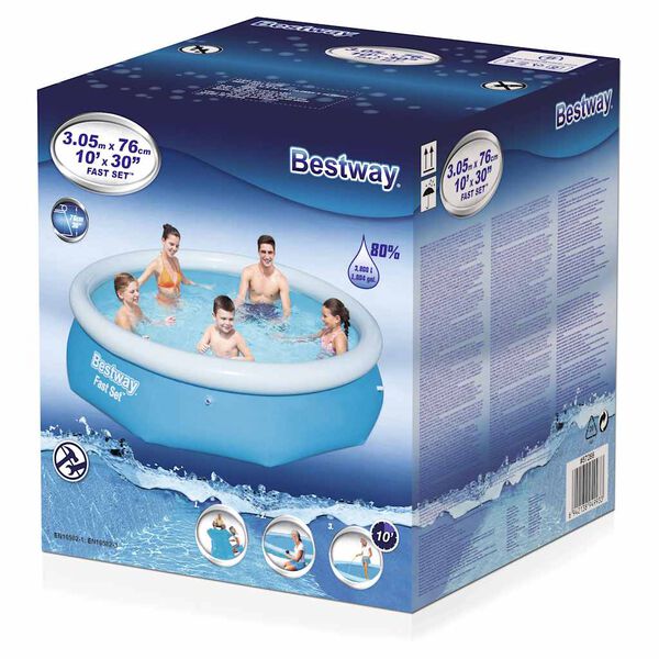 Bestway Piscine gonflable Fast Set Rond 305 x 76 cm 57266