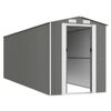 vidaXL Abri de jardin Gris clair 192x606x223 cm Acier galvanis&eacute;