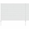 vidaXL Cl&ocirc;ture avec poteau Argent&eacute; 1,6 x 25 m Acier