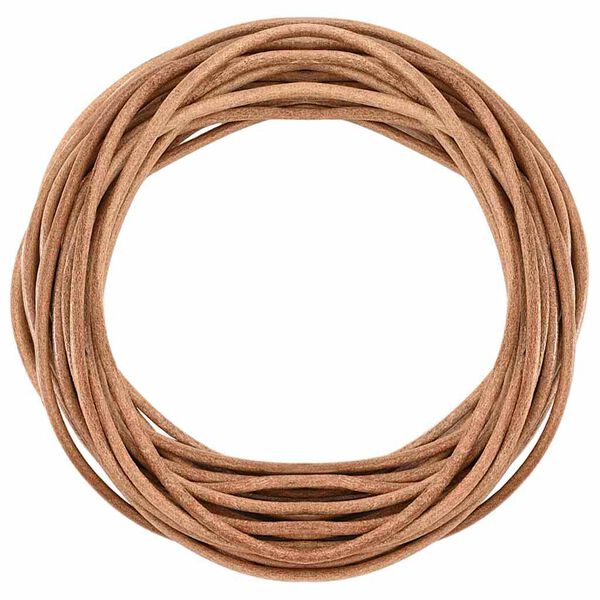 vidaXL Corde en Cuir Marron &Oslash;4 mm x 50 m Cuir