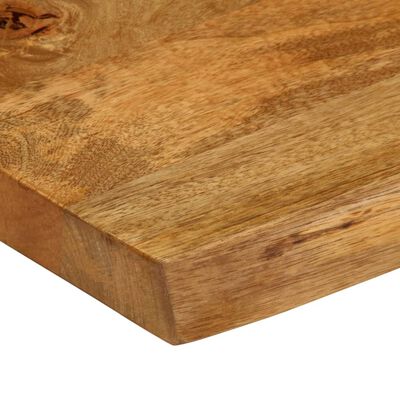 vidaXL Dessus de table 70x60x3,8 cm bord vivant bois massif manguier