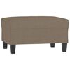 vidaXL Ensemble de canap&eacute;s 4 pcs avec coussins Taupe Tissu