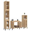 vidaXL Ensemble de meubles de salle de bain 3 pcs ch&ecirc;ne sonoma
