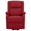 vidaXL Fauteuil Rouge bordeaux Tissu