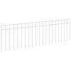 vidaXL Panneau de cl&ocirc;ture de jardin 48 pc 100 x 30 cm Acier galvanis&eacute;