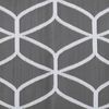 vidaXL Tapis d'ext&eacute;rieur ARAKIL Gris et blanc 300 x 600 cm PP