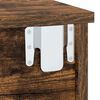 vidaXL Table de chevet Ch&ecirc;ne fum&eacute; 40 x 31 x 15 cm Bois d'ing&eacute;nierie