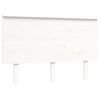 vidaXL Lit pour personne &acirc;g&eacute;e sans matelas blanc 120x200cm bois massif