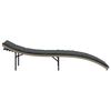 vidaXL Chaise longue et coussin gris clair 55x199x50 cm r&eacute;sine tress&eacute;e