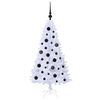 vidaXL Sapin de No&euml;l artificiel avec 150 LED Blanc 120 cm PVC et Acier