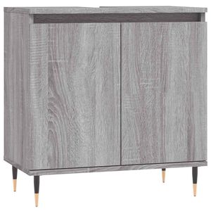 vidaXL Armoire de bain sonoma gris 58x33x60 cm bois d'ing&eacute;nierie