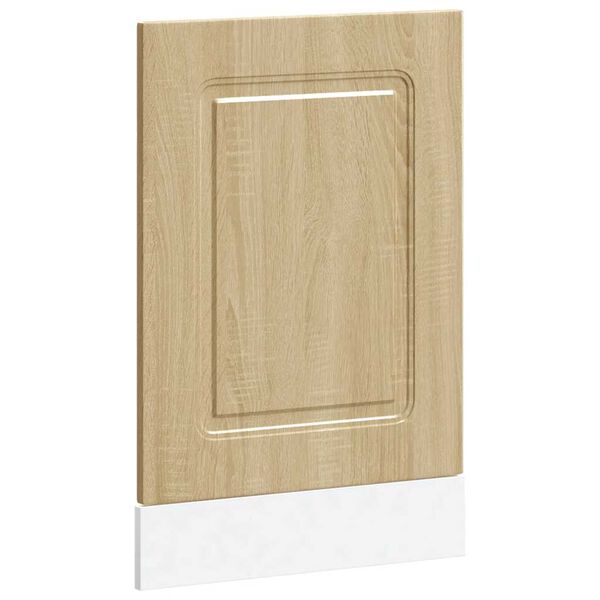 vidaXL Panneau de lave-vaisselle Kalmar ch&ecirc;ne sonoma 45x1,5x67 cm