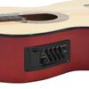 vidaXL Jeu de guitare 12 pcs occidental avec &eacute;galiseur et 6 cordes