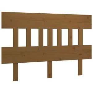 vidaXL T&ecirc;te de lit Marron miel 203,5x3x81 cm Bois massif de pin