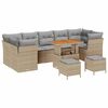 vidaXL Ensemble de canap&eacute; de jardin 10 pc 7-Nombre de places