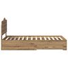 vidaXL Cadre de lit Ch&ecirc;ne artisanal 90 x 190 cm Bois d'ing&eacute;nierie