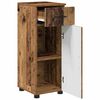 vidaXL Ensemble de mobilier de salle de bain 3 pcs Bois Ancien