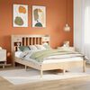 vidaXL Lit biblioth&egrave;que sans matelas 135x190 cm bois de pin massif