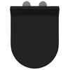 vidaXL Si&egrave;ge de toilette R&eacute;glable Noir 48,5 x 36 x 5 cm Polypropyl&egrave;ne