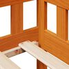 vidaXL Lit de jour avec tiroirs sans matelas cire marron 90x200cm bois