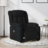vidaXL Fauteuil de massage inclinable &eacute;lectrique Noir Tissu