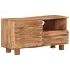 vidaXL Meuble TV 90x30x45 cm Bois de manguier massif