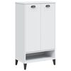 vidaXL Armoire &agrave; chaussures VIKEN blanc bois d'ing&eacute;nierie