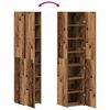 vidaXL Haut Armoire Bois ancien 40 x 42,5 x 185 cm