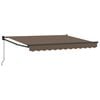vidaXL Auvent r&eacute;tractable Taupe 3 x 2 m 100% Polyester et Aluminium