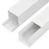 vidaXL Goulotte de c&acirc;ble 33x33 mm 10 m PVC