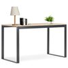 vidaXL Bureau d'ordinateur Noir et ch&ecirc;ne 120x60x70 cm