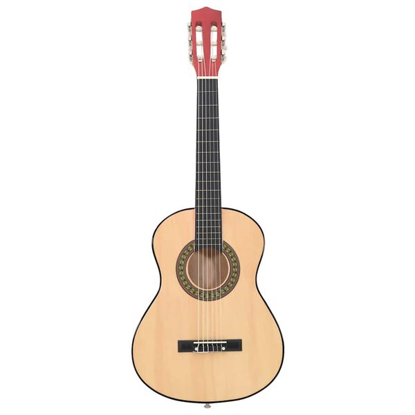 vidaXL Guitare classique pour débutants et enfants 1/2 34" Tilleul