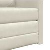 vidaXL Canap&eacute;-Lit 60cm Cr&egrave;me Velours