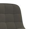 vidaXL Chaise pivotante de bureau Gris fonc&eacute; Velours