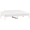 vidaXL Cadre de lit sans matelas blanc 80x200 cm bois massif de pin