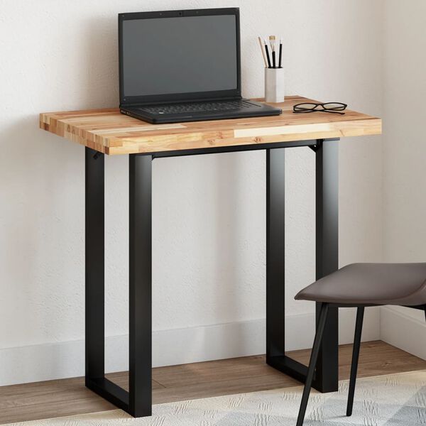 vidaXL Dessus de table rectangulaire 60x50x4 cm bois massif d'acacia