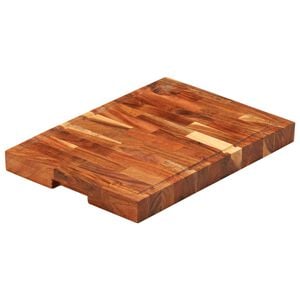 vidaXL Planche &agrave; d&eacute;couper 42x30x4 cm bois d'acacia massif